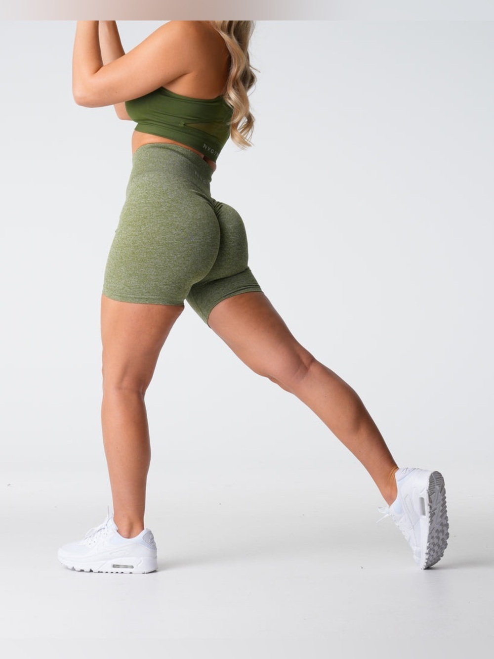 NVGTN Meadow Scrunch Seamless Shorts Size XS
